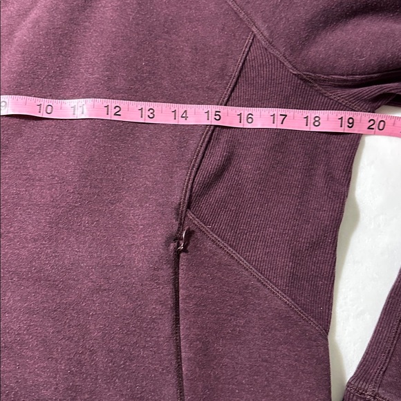 Lululemon Hoodie size 6 Burgundy Crossover Neck - Picture 7 of 8